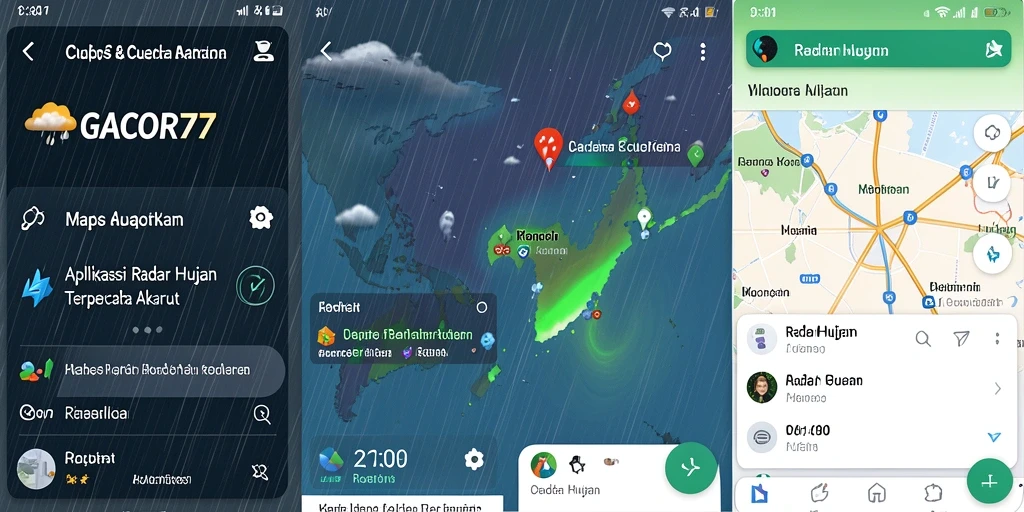 Antarmuka GACOR77 menunjukkan peta radar hujan dengan data akurat.