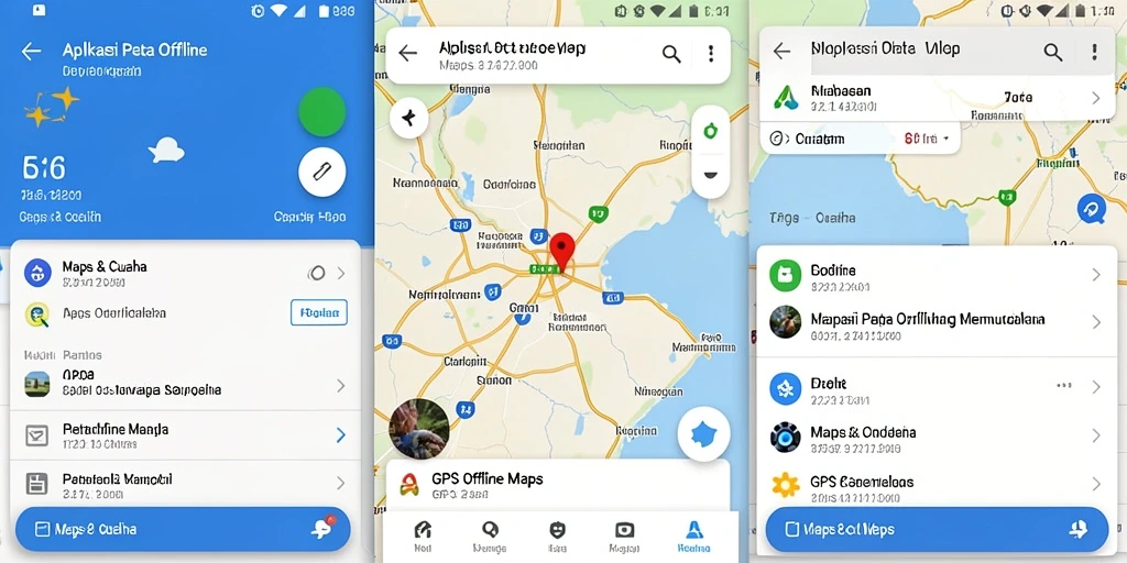 Antarmuka pengguna N06 yang intuitif dan jelas untuk navigasi.