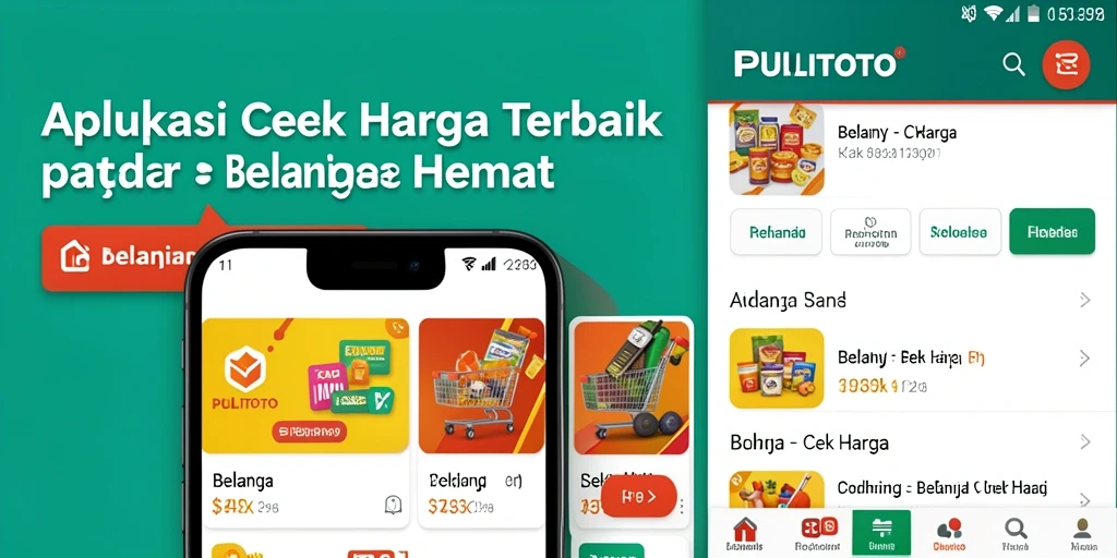 Antarmuka PULITOTO menampilkan perbandingan harga dengan jelas dan mudah.