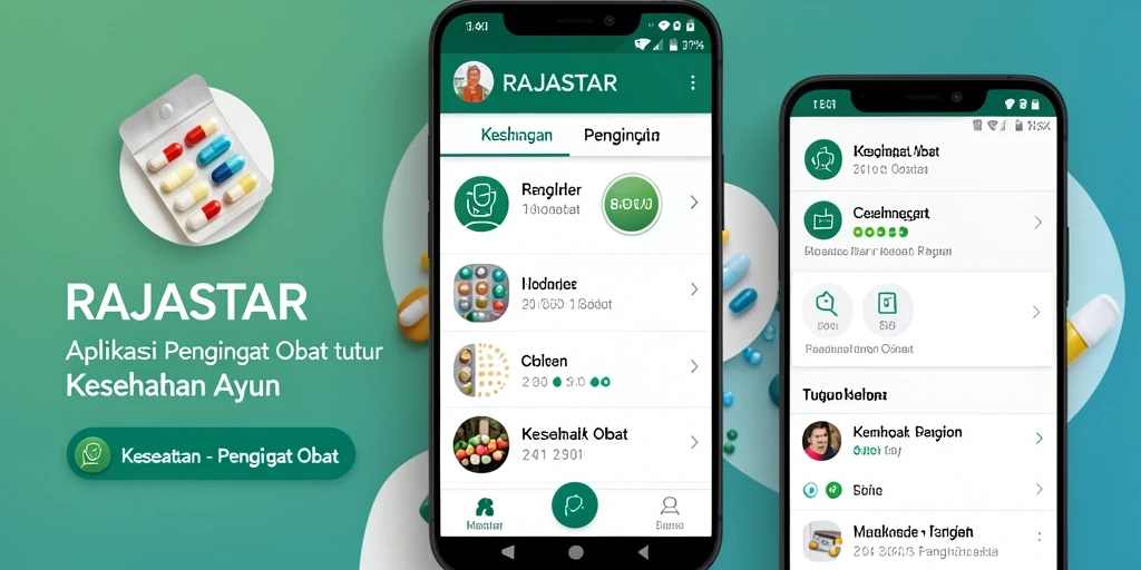 Tampilan antarmuka aplikasi RAJASTAR yang intuitif dan mudah digunakan.