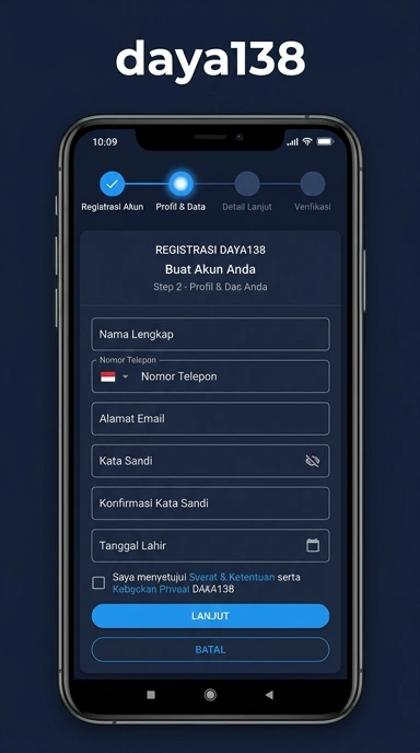 Buat Akun Baru di daya138 dengan Mudah